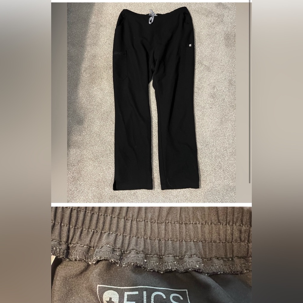 Figs Black Pants